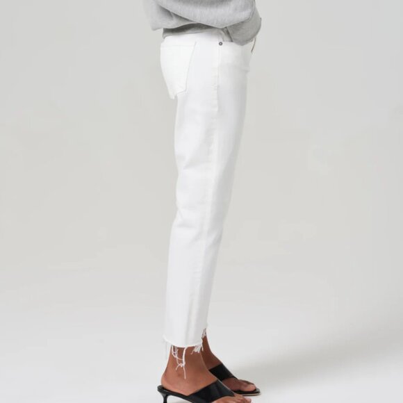 CITIZENS OF HUMANITY Isola Cropped Boot in Plaster (White) Sz 31 - NWT!!